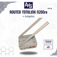Router Totolink N200re v4 v5 bekas Normal + Adaptor Router 300mbps Mini Wireless