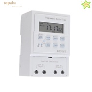 GORROS Programmable Timer, 30A 1W Power Digital Timer Switch, Smart Home KG316T Microcomputer 1Min -
