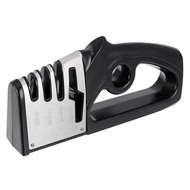 Multi-function Knife Sharpener Handheld 4 Stages Type Quick Sharpening Knives with Non-slip Base Kit