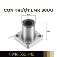 Con Trượt Tròn LMK UU LMK16UU LMK20UU LMK25UU LMK30UU LMK35UU LMK40UU - Bi Trượt Mặt Bích Vuông Than