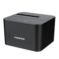 Fideco USB3.0 TO SATA Hard Drive HDD / SSD Docking Station with USB3.0 Hub and Power Supply 硬碟座