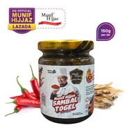 Munif Hijjaz SAMBAL TOGEL IKAN BILIS(150g) - Sambal ikan bilis pedas, sambal bilis garing,sambal homemade