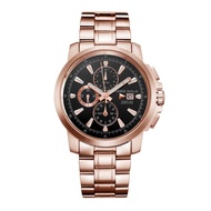 ARIES GOLD INSPIRE CONTENDER ROSE GOLD STAINLESS STEEL G 7301 RG-BKRG MEN'S WATCH