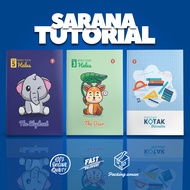 Sarana Tutorial - Fine Notebook with 5 Lines, 3 Lines, Checkered Lines