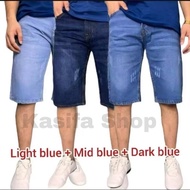 3 Helai RM50 – Denim Short Pant Jeans Seluar Pendek Size 28-40