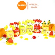 Pondox Premium Fruit Motif Cake Fork Fruit Fork Fruit Skewer Pempek Fork Fruit Fork