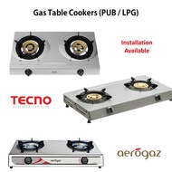 Tecno / Aerogaz Table Gas Cookers