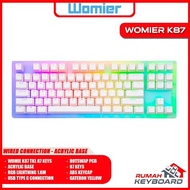 WOMIER K87 - TKL 87 Keys - Wired - Rgb - Hotswap - Mechanical Keyboard