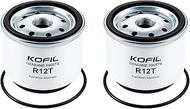 2 Pack R12T Replacement Filter Elements Fuel Filter/Water Separator, Replaces# Racor S3240 18-7987 R