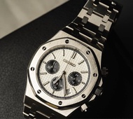 Seiko Mod Royal Oak Chronograph VK63 Quartz Movement Functional Sub dials 41mm Diameter 1-year warra
