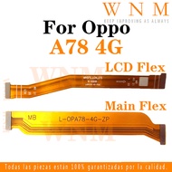 LCD Flex Cable For OPPO A78 4G LCD Connector Motherboard Main Flex Cable