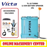 🔥Promo🔥 (New Model) Litium-Ion Victa Twin Pump TL20 Turbo Battery Sprayer 20L Battery Knapsack Spray