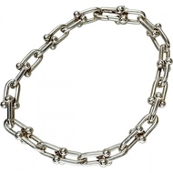 TIFFANY&Co./Tiffany HardWear 小號手鍊，925 純銀，15.7 克，15.5 厘米，女士款 [二手]