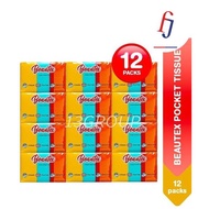 Beautex 3ply Packet Tissue 12 Packs X 8 Sheets