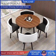 (READY STOCK MALAYSIA) SOKANO Home Prime HP027 Premium 4 Seater Modern Dining Set with Table Designe