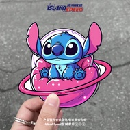 - Luggage Stickers Cartoon Car Stickers Stitch Star Treasure Pink Planet Car Stickers Creative Decor