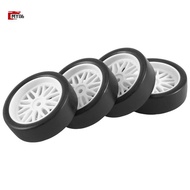 Wheel Hard Tyre for LDRC LD1801 LD1802 LD1803 A01 A02 A86 A86P RC Car Upgrade Parts Accessories