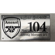 Modern House Number House Plate Stainless steel 304 House number plate Customized arsenal Original M