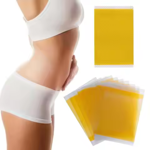 10PCS Body Shaping Patches Belly Toning Pill Fast Burning Fat Lymphatic Improve Stomach Belly Slimmi