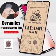 Frosted Matte Ceramic Soft Film for Xiaomi Mi 11T Pro 5G Redmi K30 K40 K50 Pro 5G 6A 8A 9A 9C 6 7 8 9 10 10C 4G 5G 2022 Note 5 7 8 Pro Screen Protector Film Not Glass