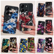 For Tecno Spark Go 2023 Case BF7n New Fashion Flower Soft Silicone Phone Back Cover For Tecno Pop 7 
