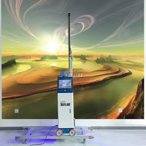 16㎡/h 9600DPI AI 4K Wall Printer Cellphone Control Auto Image Splitting/Positioning Unlimited Length