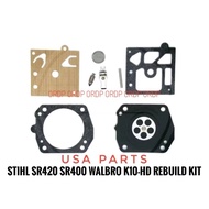STIHL SR420 SR400 BR420 400 5600 walbro Carburetor Rebuild Kit Made In USA parts