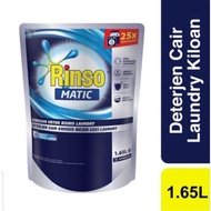 K6 Rinso Matic 1,65lt/ Deterjen Cair Laundry Kiloan 1.65 liter (B6)