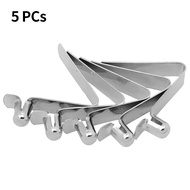 5pcs/10pcs Single Button Tent Pole Telscopic Tube Snap Locking Caravan Steel Boat Accessories Rowing Awning Outdoor Camping Kayak Paddle Spring Clip