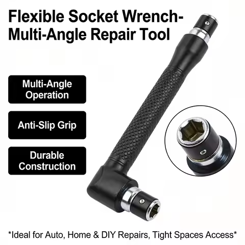 L-Shape Hex Wrench Set, Mini 90° Right Angle Screwdriver Handle, Bit Joiner Double-Ended Socket Tool