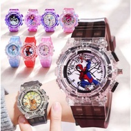 🔥SHIP in 24Hrs🔥Cartoon LED Kids Watch | Glow Light Analog | Boys & Girls Kartun Lelaki Perempuan Glo