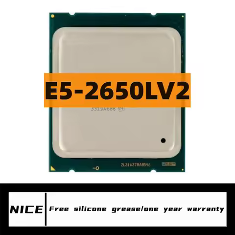 Xeon E5-2650LV2 CPU SR19Y 1.70GHz 10-Core 70W 25M LGA2011 E5-2650LV2 E5 2650L V2 processor LGA2011