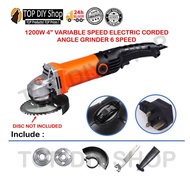 6 Speed 1200W Grinder Speed Control Mesin Polish Kereta Car Polishing Machine Bosch Electric Grinder