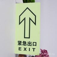 Underground Slip PVC Ground Sticker Evacuation Sign Signage Luminous Channel Careful Safe Exit Steps