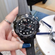 2026 Fashion Sports New Style Oujia Tape Two Eyes Five-Hand Watch Men Simple Casual a69