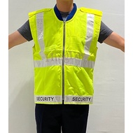Security Reflector Vest / Vest Pengawal Keselamatan