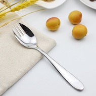 CraftKitchen 430 Stainless Steel Western Dinner Spoon Tea Spoon Fork One-Piece Salad Fork Eating Spo