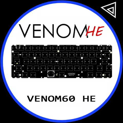 Korea Geonworks Venom 60 HE Magnetic Switch Keyboard Pcb Esports 8k Return Rt0.1 64% Customized Mech