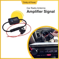 Car FM AM Radio Antenna Signal Amplifier Booster Android Player Radio Signal Booster Audio Enhancer