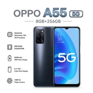 OPPO A55 5G 8GB+256GB Telefon Pintar 6.51 Inci Bateri 5000mAh Pengecasan Pantas Kamera 50MP