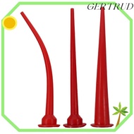 GERTRUD Caulking Nozzle, Red 300mm/11.8in Structural Adhesive Nozzle, Replacement Curved Caulking No