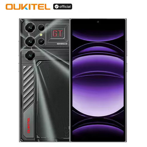 OUKITEL C61 GT Smartphone 6.88" HD+ Display 90Hz, 16GB(4+12)+128GB, Fingerprint, Android 15 Cell Pho
