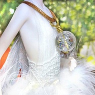 喜馬拉雅水晶球吊墜 | 彩虹透明石英 | 白水晶項鍊