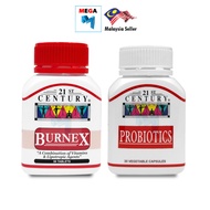 21st Century Probiotics Vegecaps 30s + 21st Century Burnex Tablet 50s