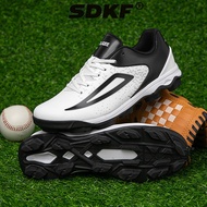 SDKF Professional Baseball Shoes Men/Women Anti-Slip Spikes Training Competition Shoes Lightweight W