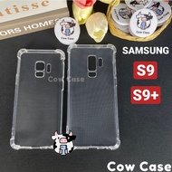 Samsung S9 plus, S9+, S9 Flexible Silicone Shockproof Case In Cowcase | Ss galaxy Phone Case Protects TRON camera