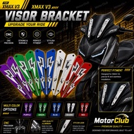 XMAX V3 WINDSHIELD BRACKET CNC THAILAND XMAX250 V3 VISOR BRACKET THAI XMAX CONNECTED TANUTONG RACING
