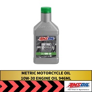 AMSOIL METRIC SAE 10W-30 MOTORCYCLE OIL 946ML