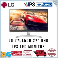 LG 27UL500-W 27'inch UHD 4K IPS Monitor