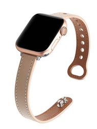 1入組皮革錶帶，適用於Apple Watch 8錶帶38mm 40mm 41mm，適用於Apple Watch 7 6 5 4 3 SE更換手腕錶帶，適用於Apple Watch錶帶42mm 44mm 45m Ultra 49mm智能錶帶配件